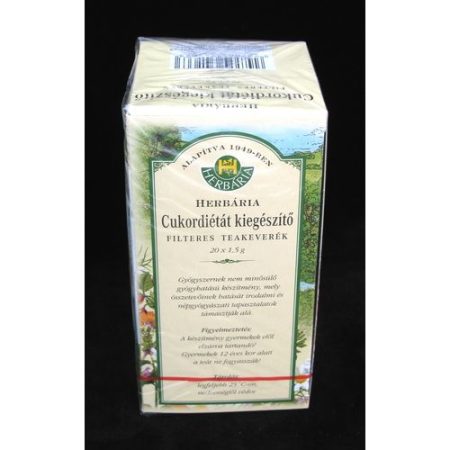 Herbária cukordiétát kiegészítő filter tea 20x1.5 g