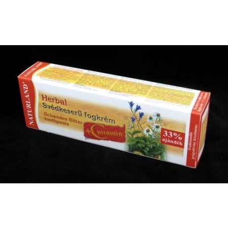 Naturland Herbal svédkeserű fogkrém+ C vitamin 100 ml