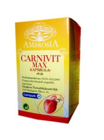 Carnivit max kapszula ambrosia 60x