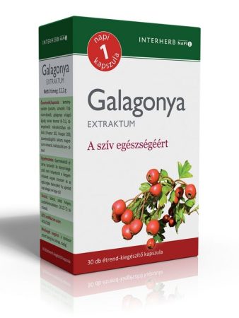 INTERHERB NAPI1 Galagonya Extraktum kapszula 100 mg 30db