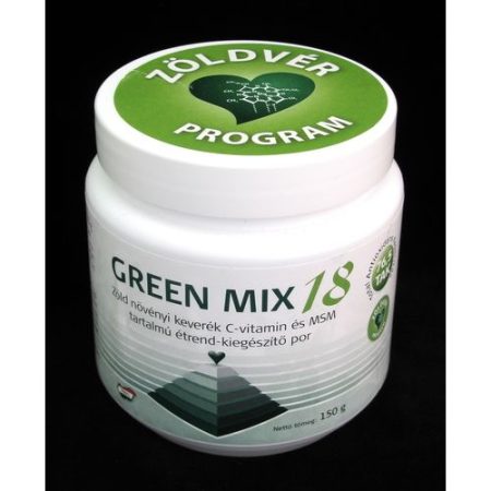 Green mix 18 zöld növényi keverék por 150 g