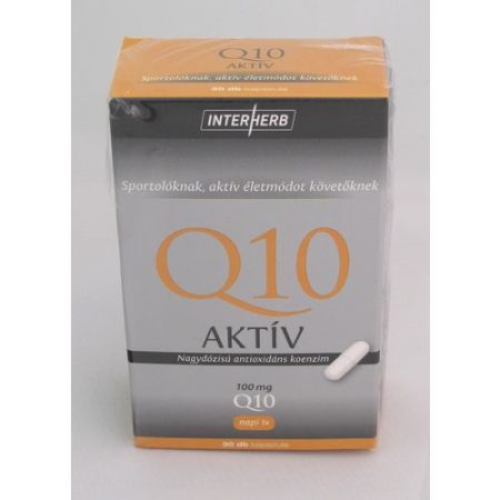Q10 & Aktív 100 mg kapszula Interherb 30x
